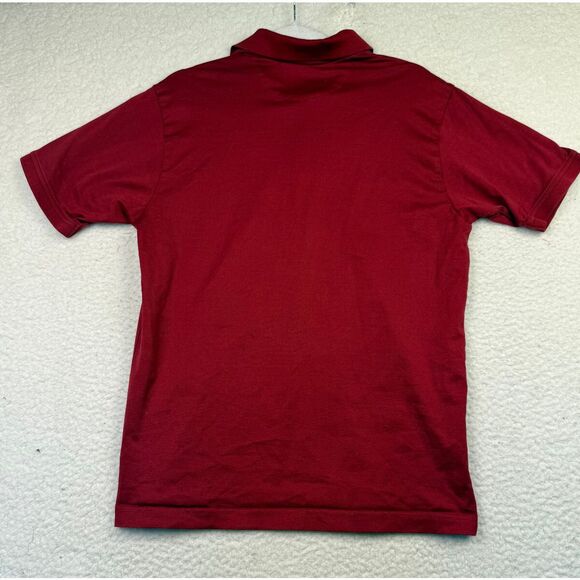 Hart Schaffner Marx Polo Shirt Mens Red Short Sleeve Casual Comfort Size Medium - Picture 2 of 8
